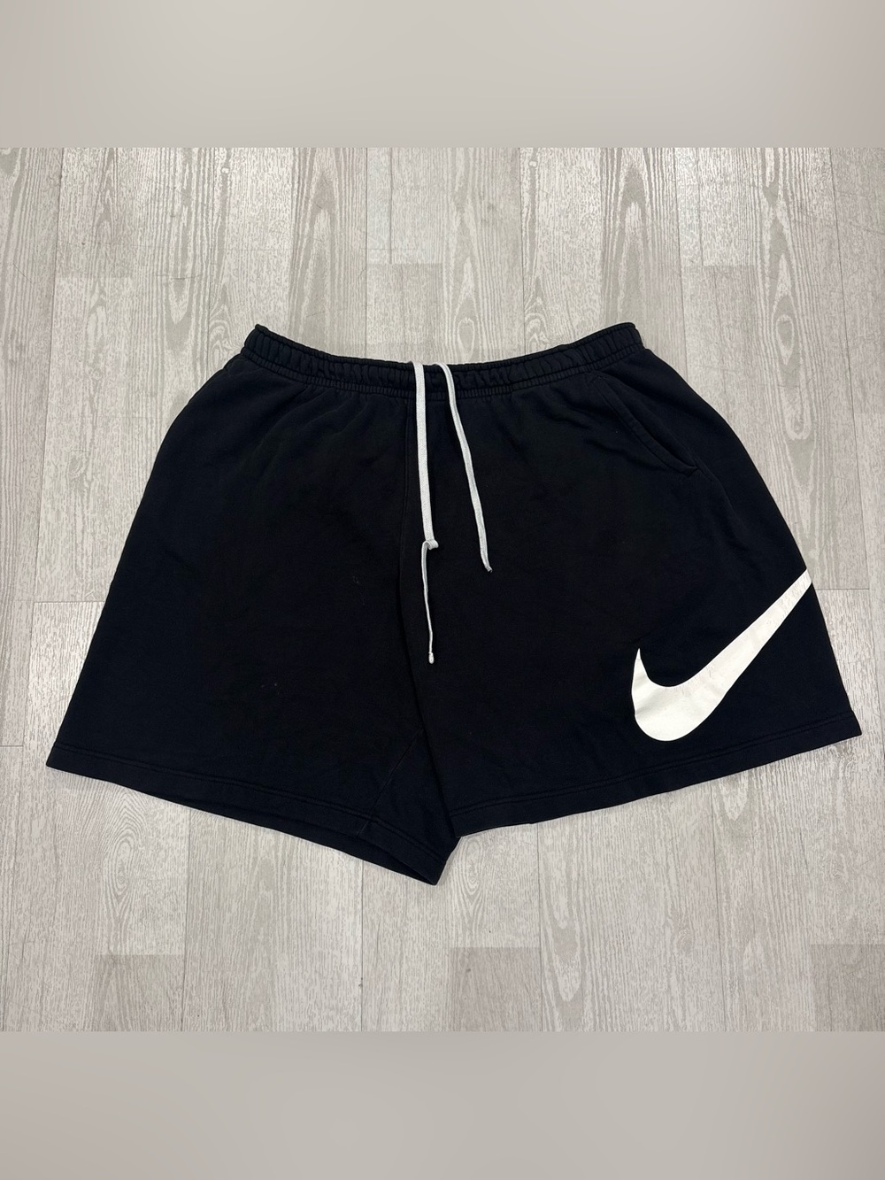 Nike Black Men's Swoosh Athletic Shorts